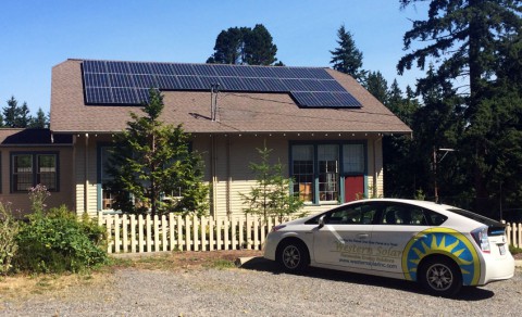 7.91 kW Solar PV System, Whatcom Hills Waldorf School, Bellingham, WA - Western Solar
