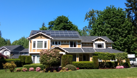 Washington solar home
